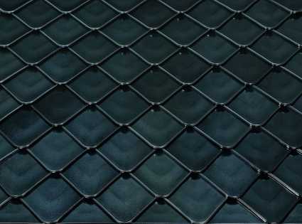 Ceramic roof tiles black